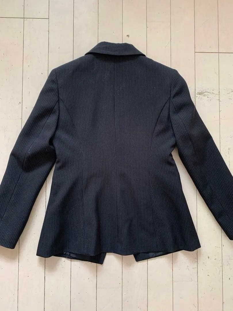 150cm キュロット スーツ グレーストライプスーツ（ブローチ付き）