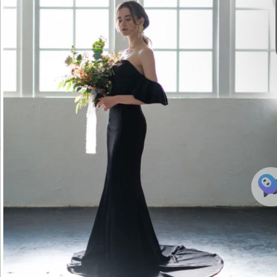 【レイナ】ドレスプロダクション　オフショルダー　ソフトマーメイドドレス