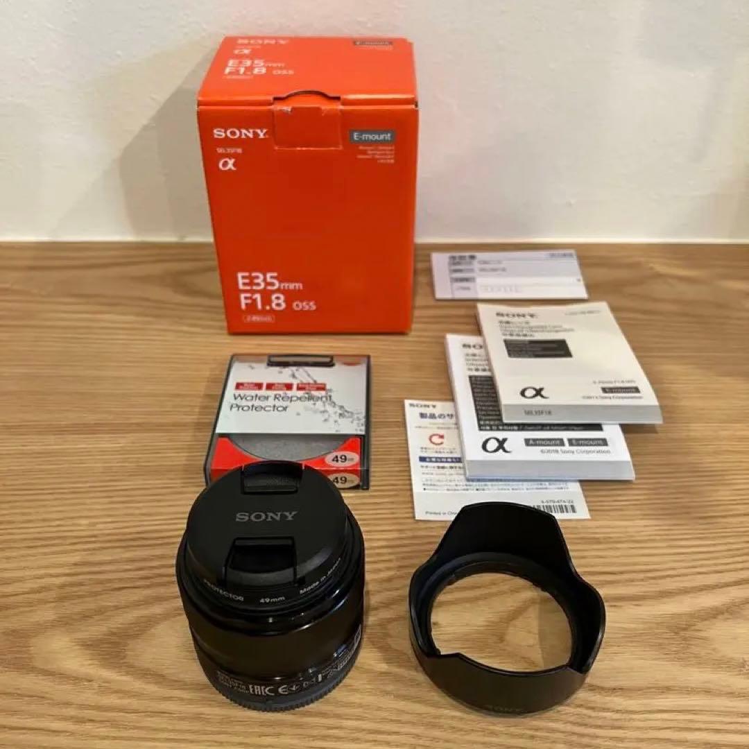 美品 SONY E35mm F1.8 OSS 単焦点レンズ