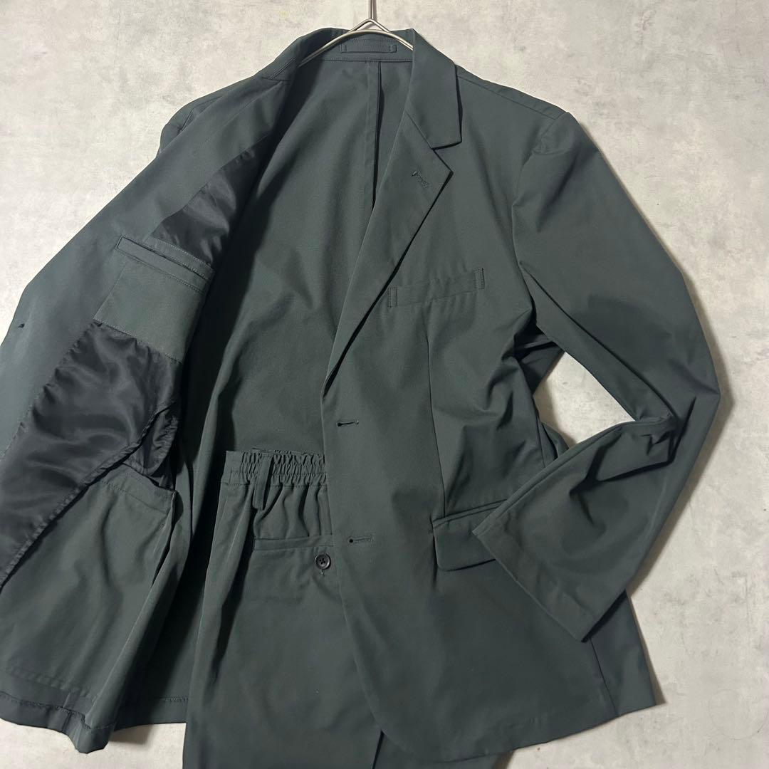 美品 SHIPS トラベルスーツ セットアップ 2B 通勤　アンコン 洗える