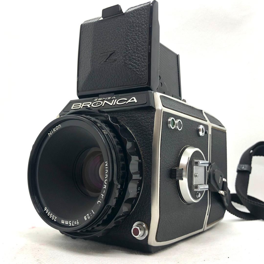 【C6977】BRONICA EC + NIKKOR-P C 75mm 2.8