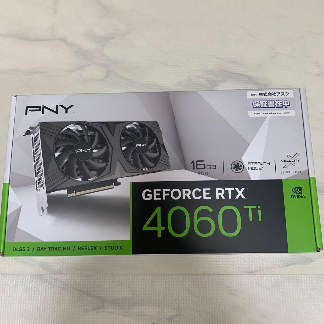 【新品未開封】　PNY RTX 4060Ti 16GB VERTO DUAL