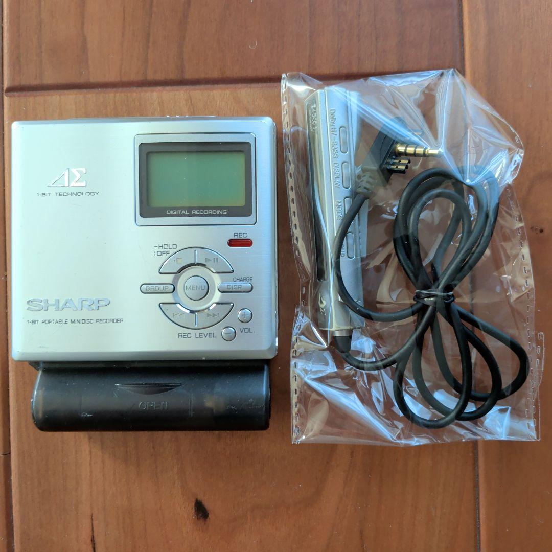 ポータブルプレーヤー SHARP 1-BIT PORTABLE MINIDISC RECORDER