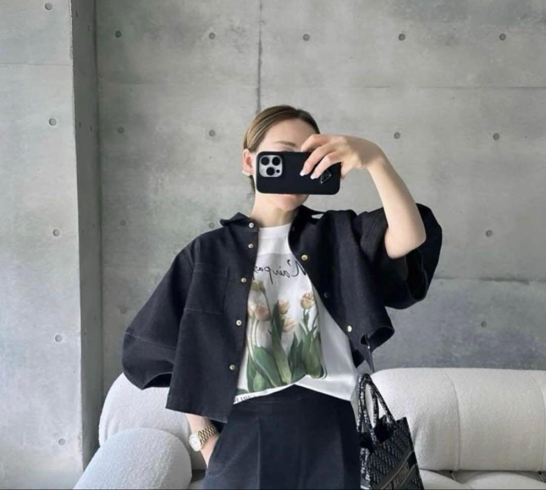 新品未使用　girlish ランタンデニムジャケット