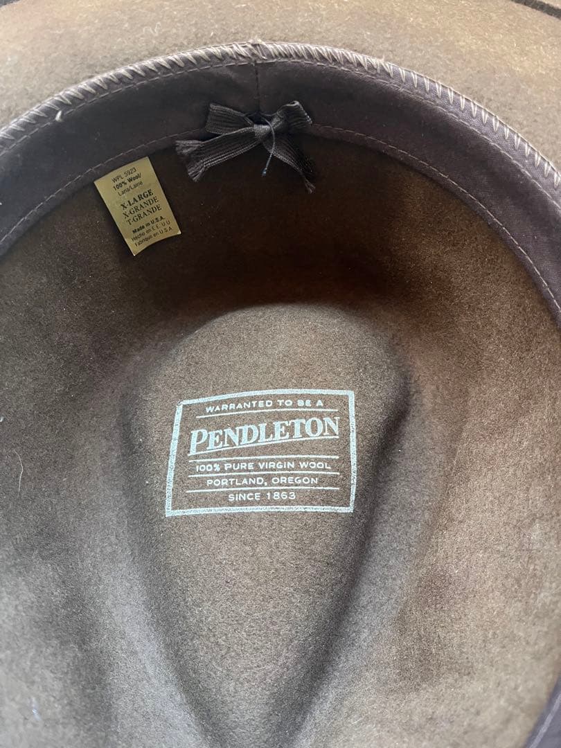 古着 pendleton ウールハット madeinusa ペンドルトン