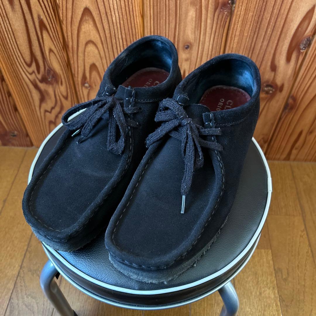 CLARKS WALLABEE クラークス ワラビー ブラック　comoli