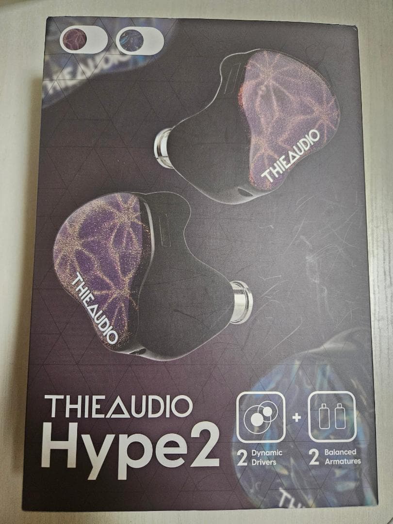 美品 THIEAUDIO HYPE2 有線イヤホン 高音質 ブルー