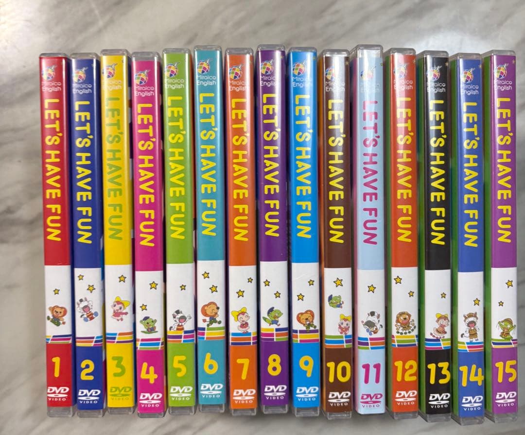 LET'S HAVE FUN DVD 全15巻セット ミライグリッシュ