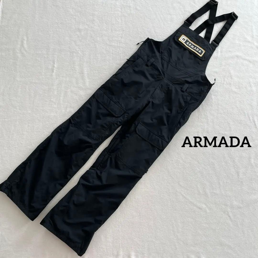 ARMADA アルマダ スキー・スノーボードウェア ビブパンツ Mサイズ 黒