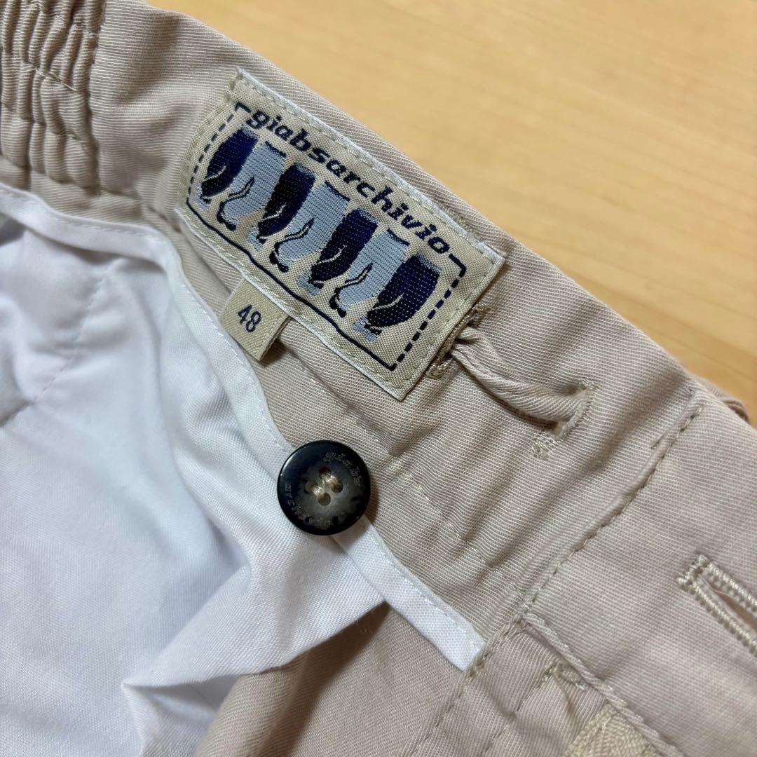 【極美品/BEAMS別注】giabs archivio/ベージュ/マサッチョ