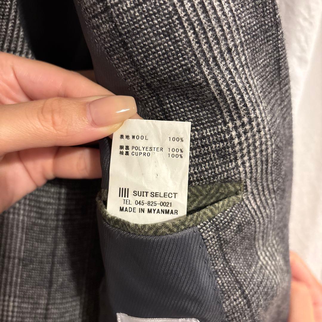 SUIT SELECT チェック柄スーツ A6