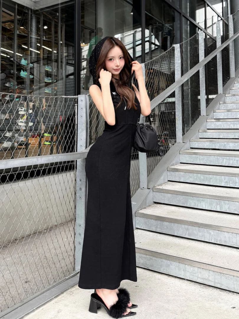 定価以下♡ ダーリッチ Darich ♡シャイニースウェットロングワンピース