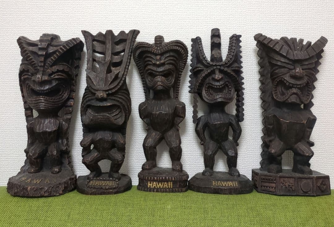 ハワイアン　TIKI 5体セット