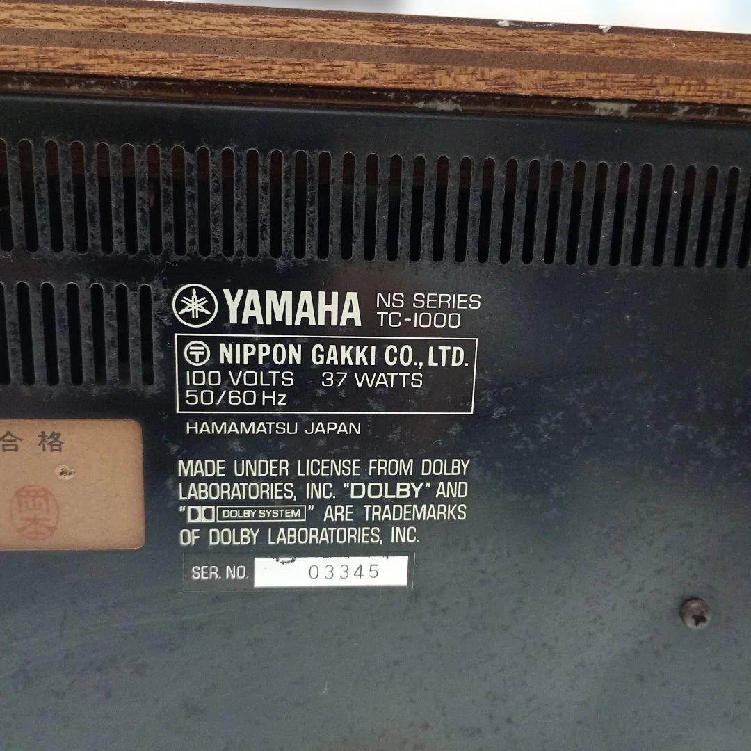 w*f様 YAMAHA TC-1000 ステレオカセットデッキ