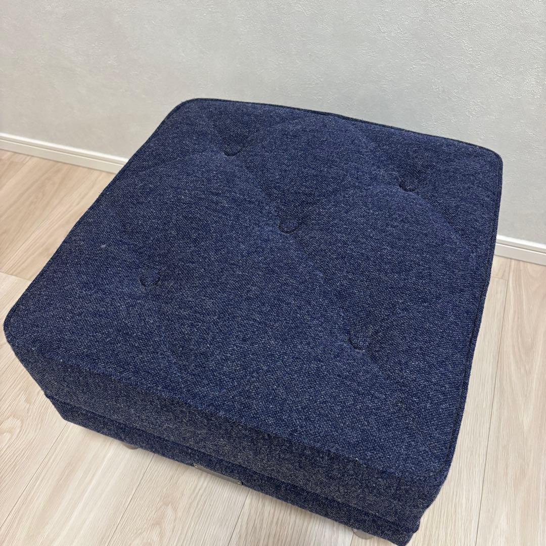 カリモク60 オットマン　タープブルー