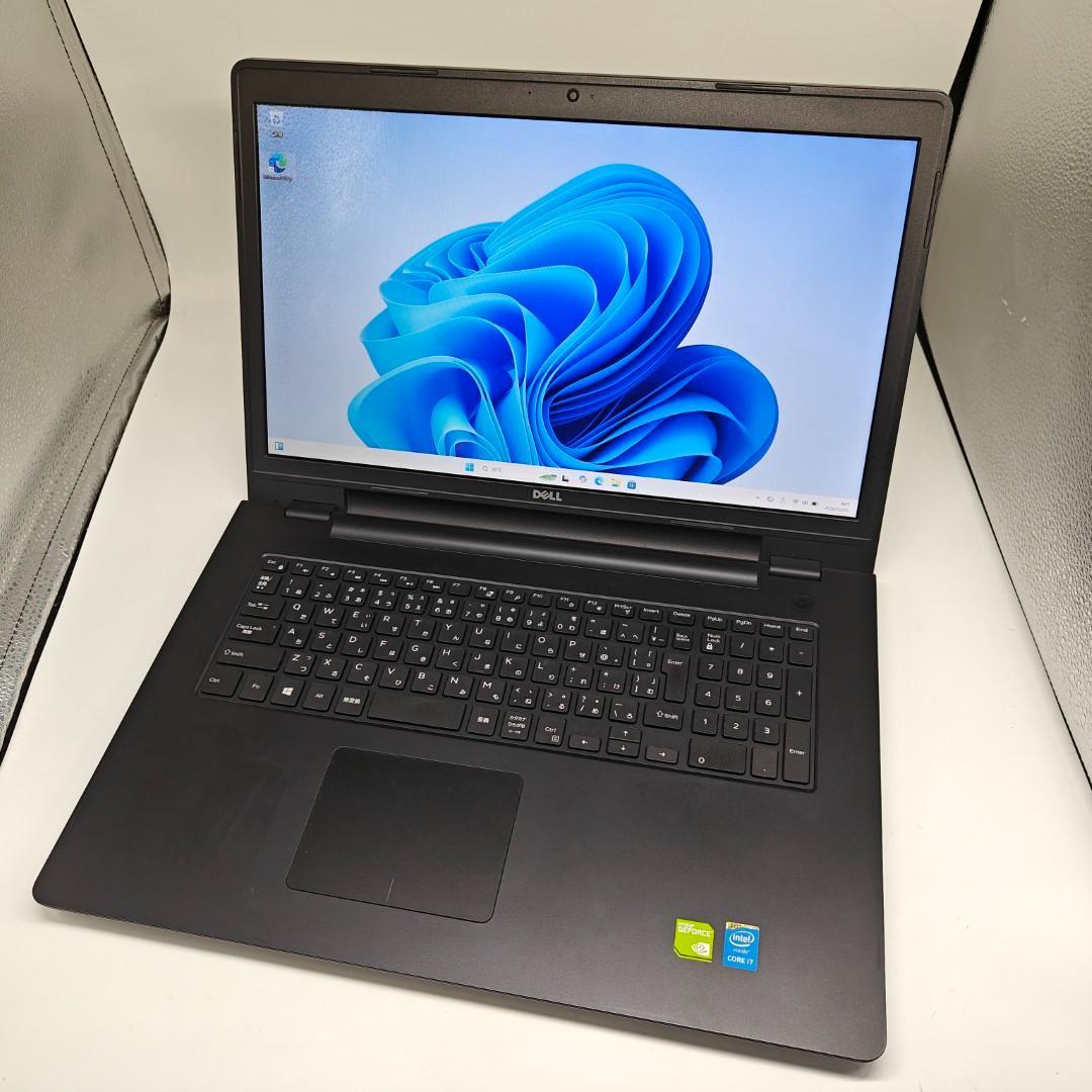 【DELL】爆速i7 SSD256GB 8GB グラボ搭載 大型 ノートPC