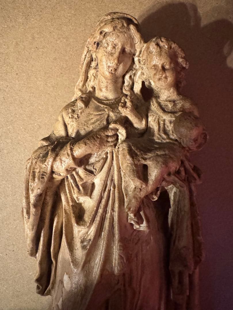 聖母子像　フランスアンティーク