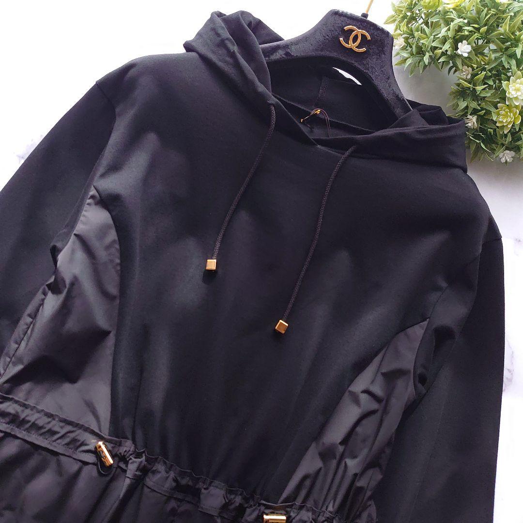 2023 タグ付 DUAL VIEW ロングワンピース フード フレア 40 L