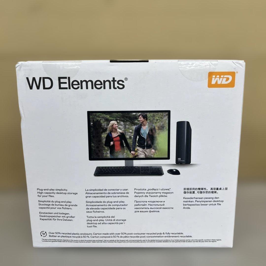 601101 WD 20TB Elements デスクトップ外付けハードドライブ