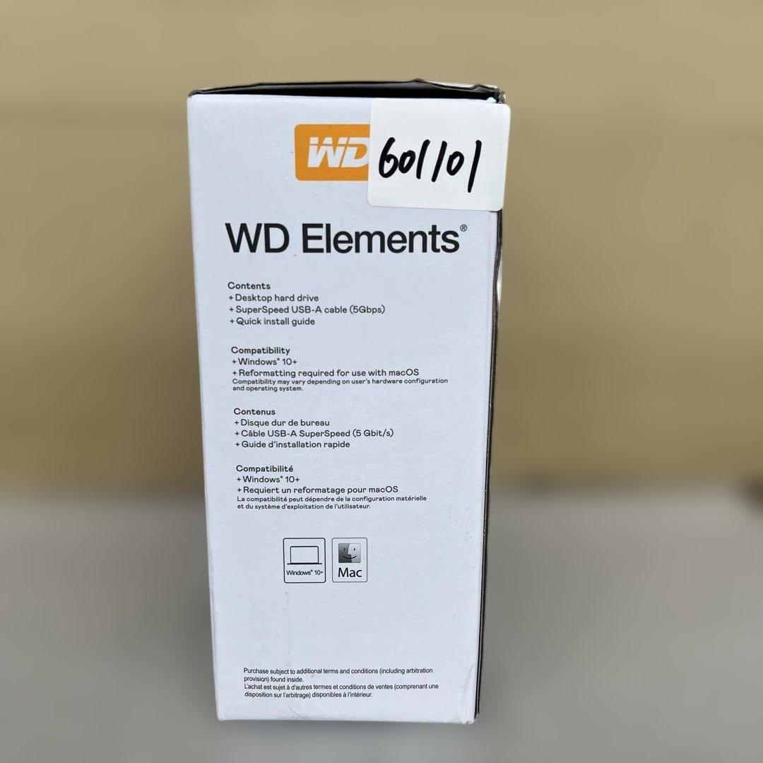 601101 WD 20TB Elements デスクトップ外付けハードドライブ