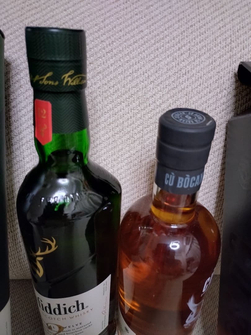 シングルモルト　グレンフィディック12年、トマーティン クボカン