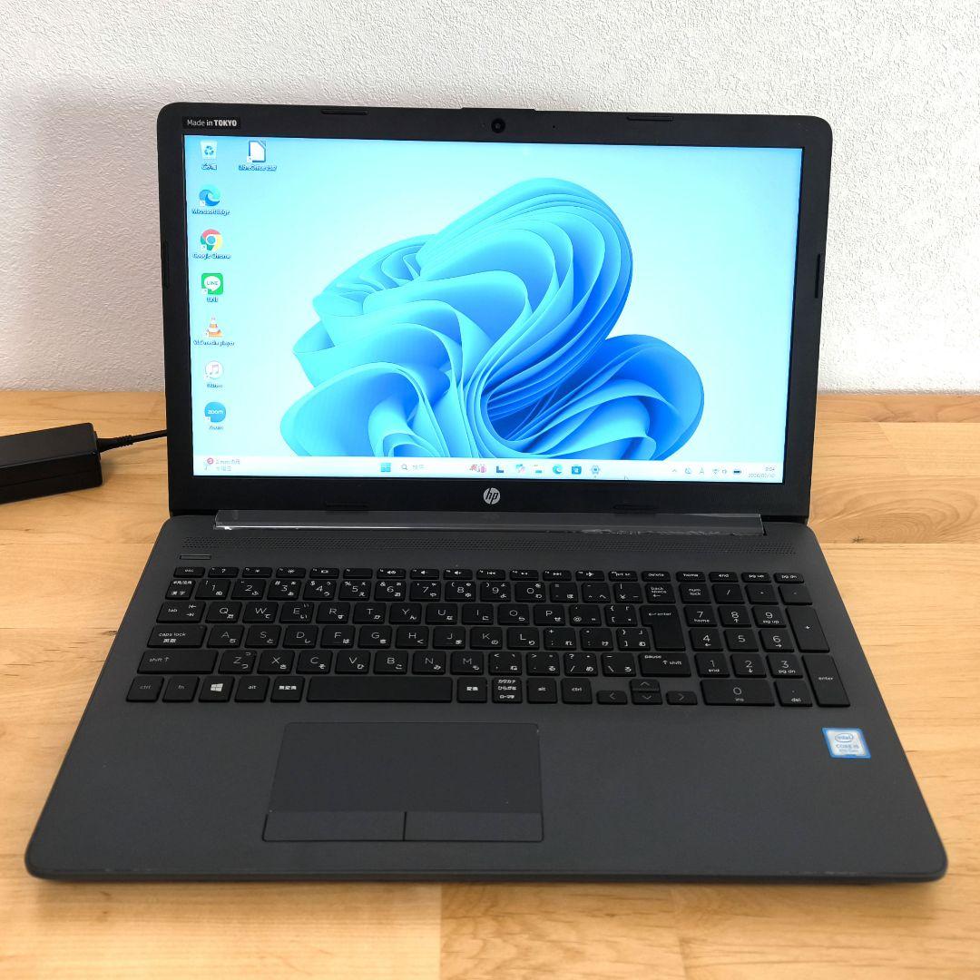 HP 大画面ノートPC 15.6型／i5 第8世代・Windows11・DVD