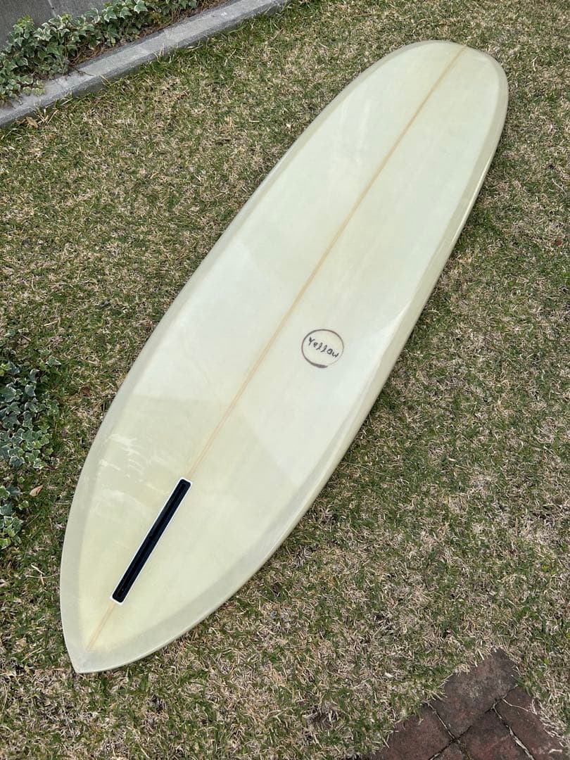 ミッドレングスpig 7’0 ボランクロス&バフ仕上げ　　クリーム