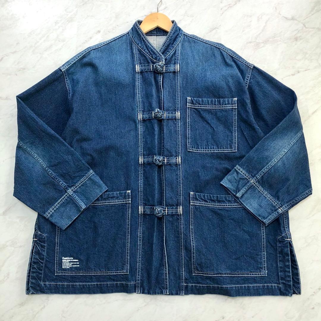 【美品】 Fresh Service カンフーカバーオール チャイナ M