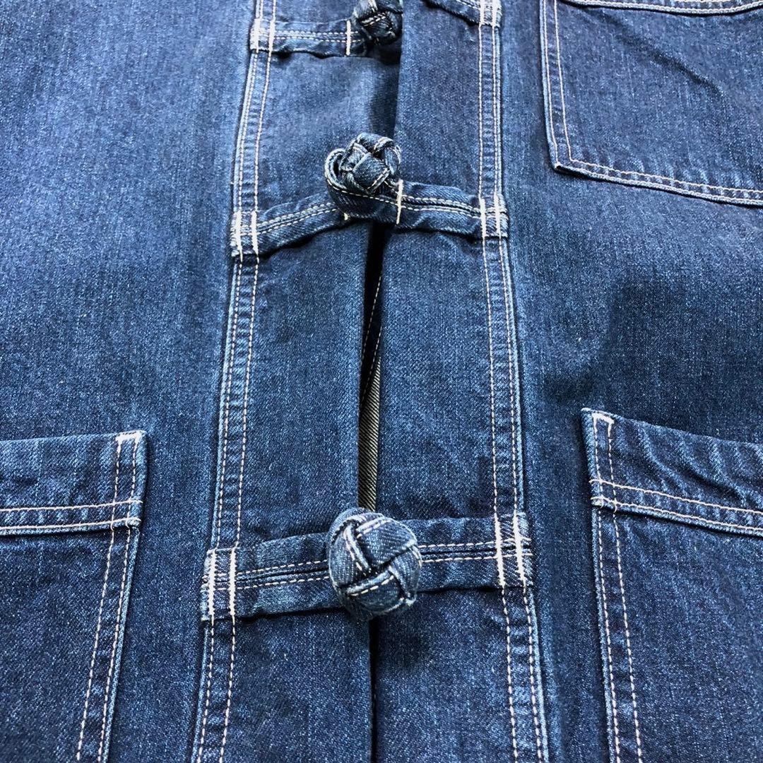 【美品】 Fresh Service カンフーカバーオール チャイナ M