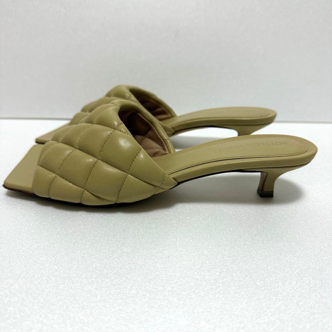 【極美品】ボッテガヴェネタ サンダル 36.5 パデッド ミュール ベージュ