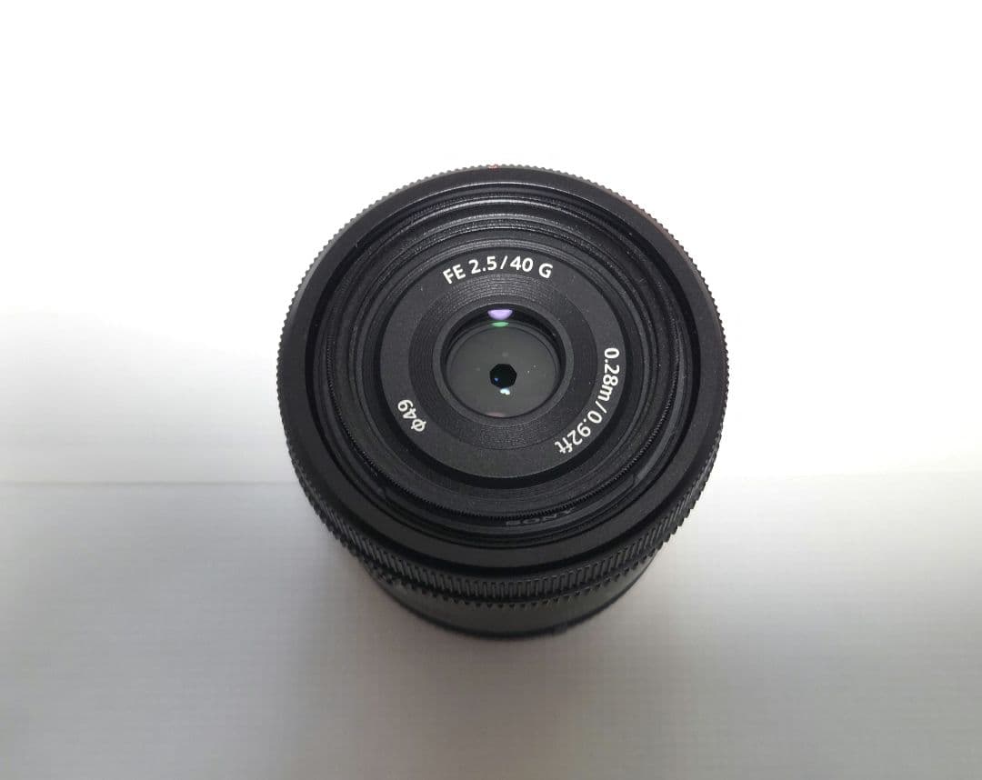 SONY　FE40mm　f2.5g　(フィルター付）