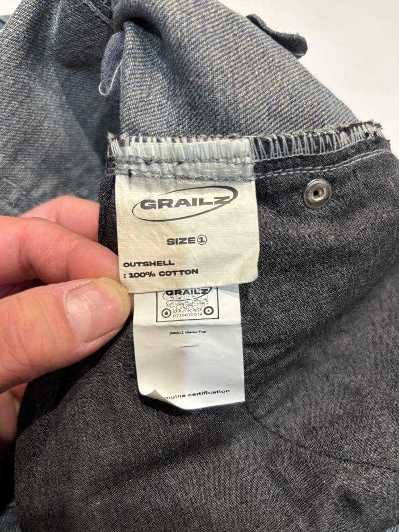 grailz projectgr デニム　カーゴパンツ　サイズ1
