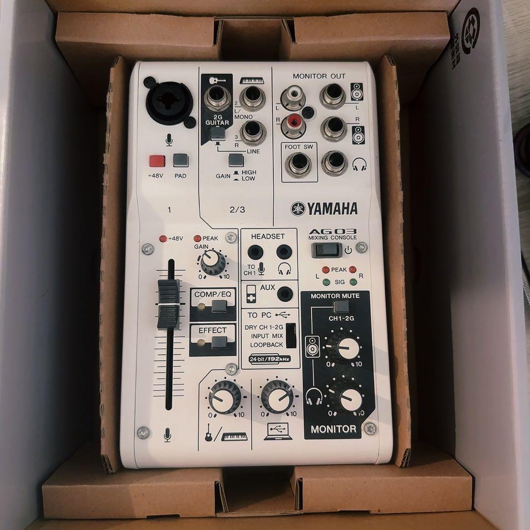 の*す様 YAMAHA AG03 ミキシングコンソールマイクセット