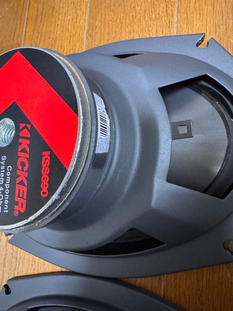 ほぼ未使用　キッカー　KICKER KSS6904 スピーカー　ツイーター