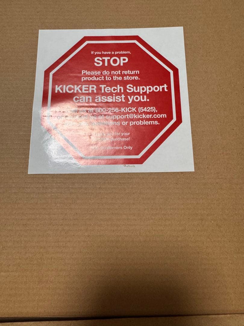 ほぼ未使用　キッカー　KICKER KSS6904 スピーカー　ツイーター