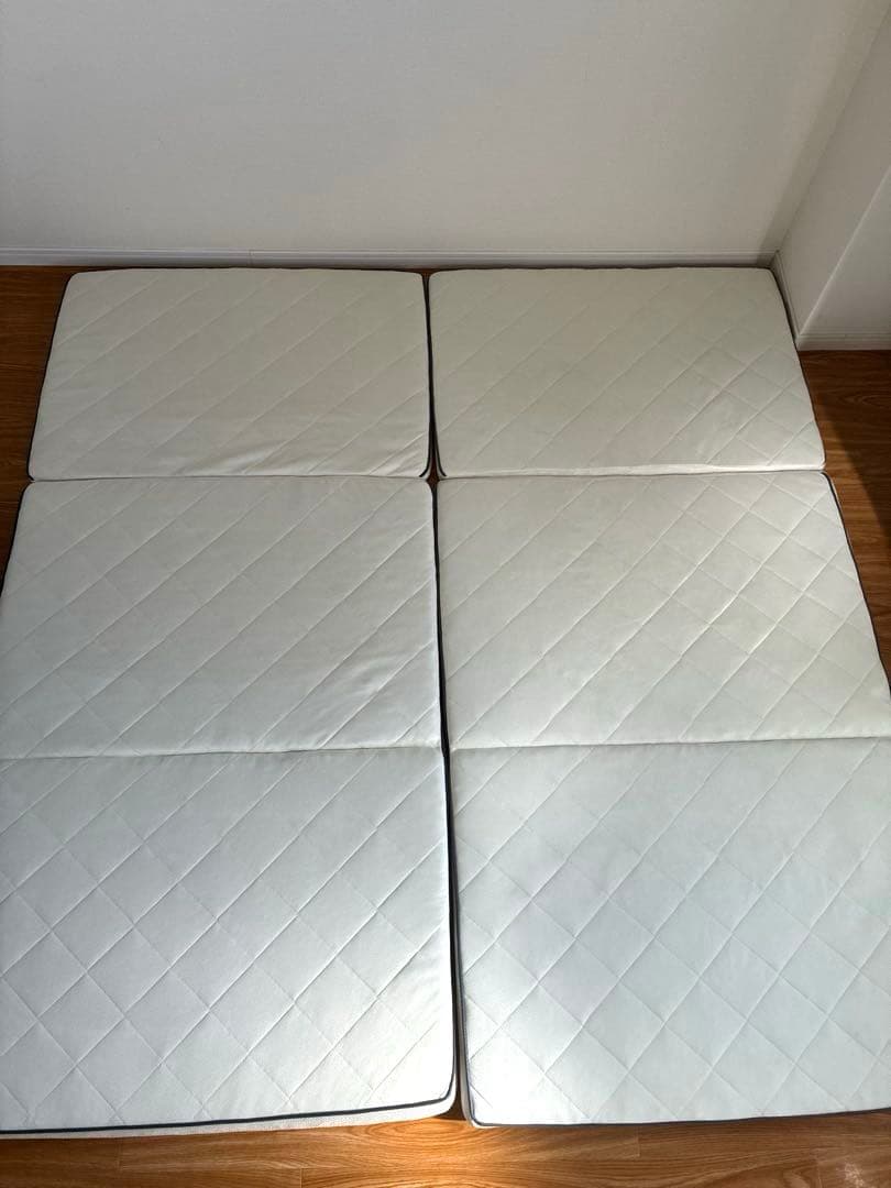 アイリス　エアリーマットレス　シングル　三つ折り　2枚セット