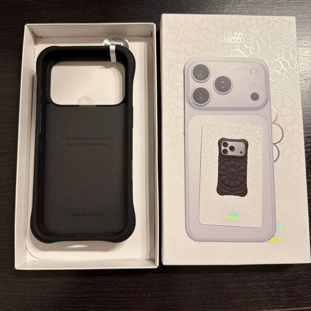 新品【村上隆× CASETiFY】FLOWERS BLOOM ブラック