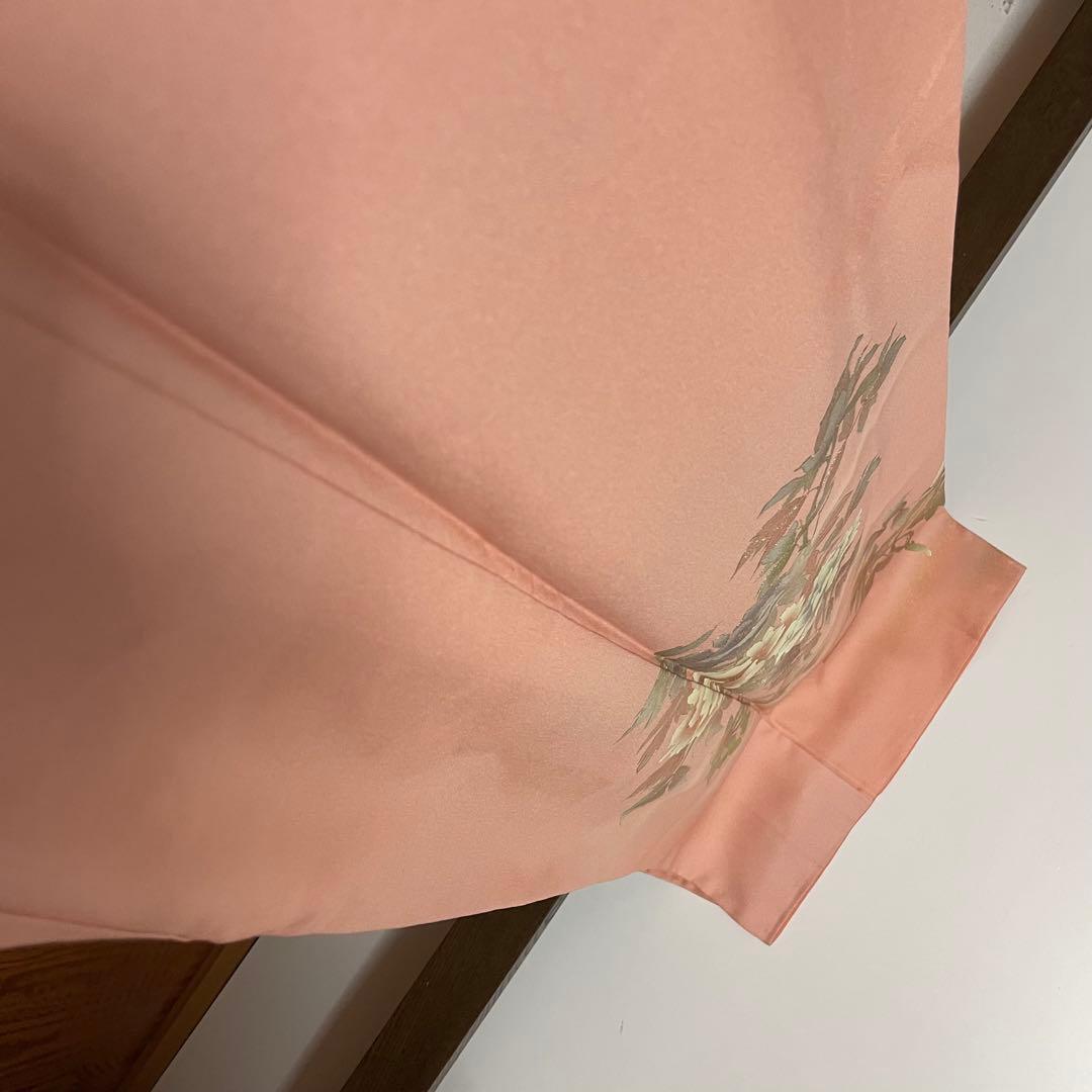 落款あり 【金彩友禅 和田光正 】付下げ 牡丹文様 正絹 裄65.5 v118