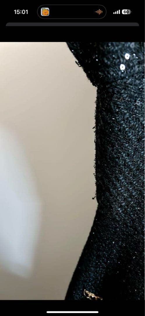 LEJA スパンコール 結婚式 パーティードレス ブラック