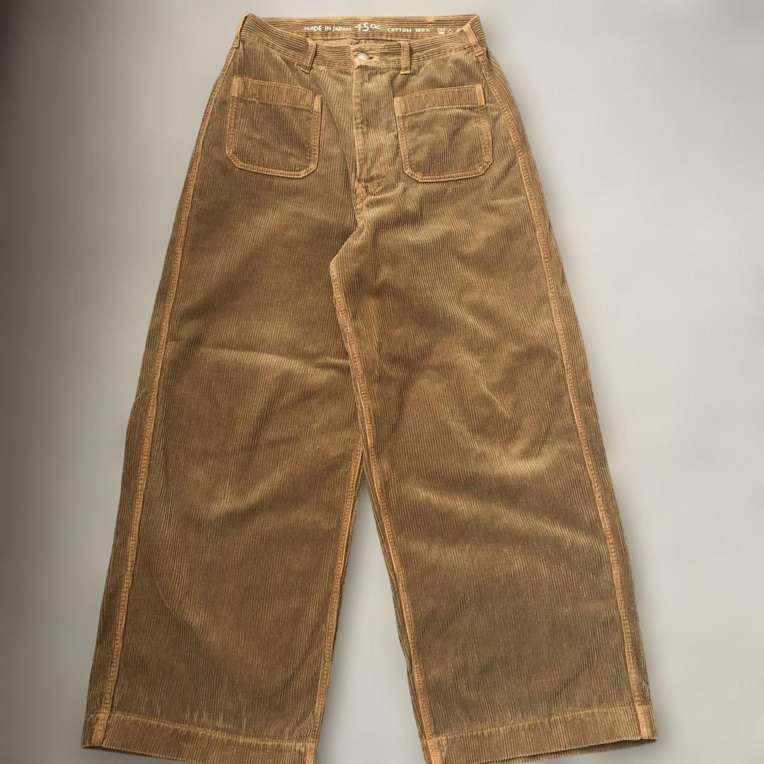 ４５Ｒ　コーデュロイパンツ　ブラウン　サイズ2
