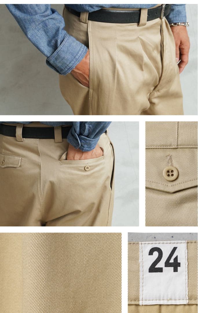 新品同様❗️waiper inc M-52 CHINO トラウザーズ