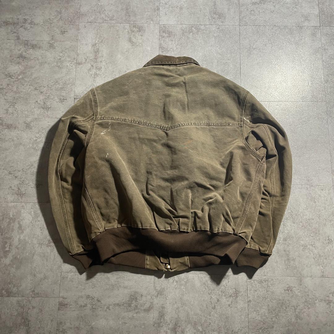 00s USA生地ブラウン カーハート サンタフェジャケット ダックXXL