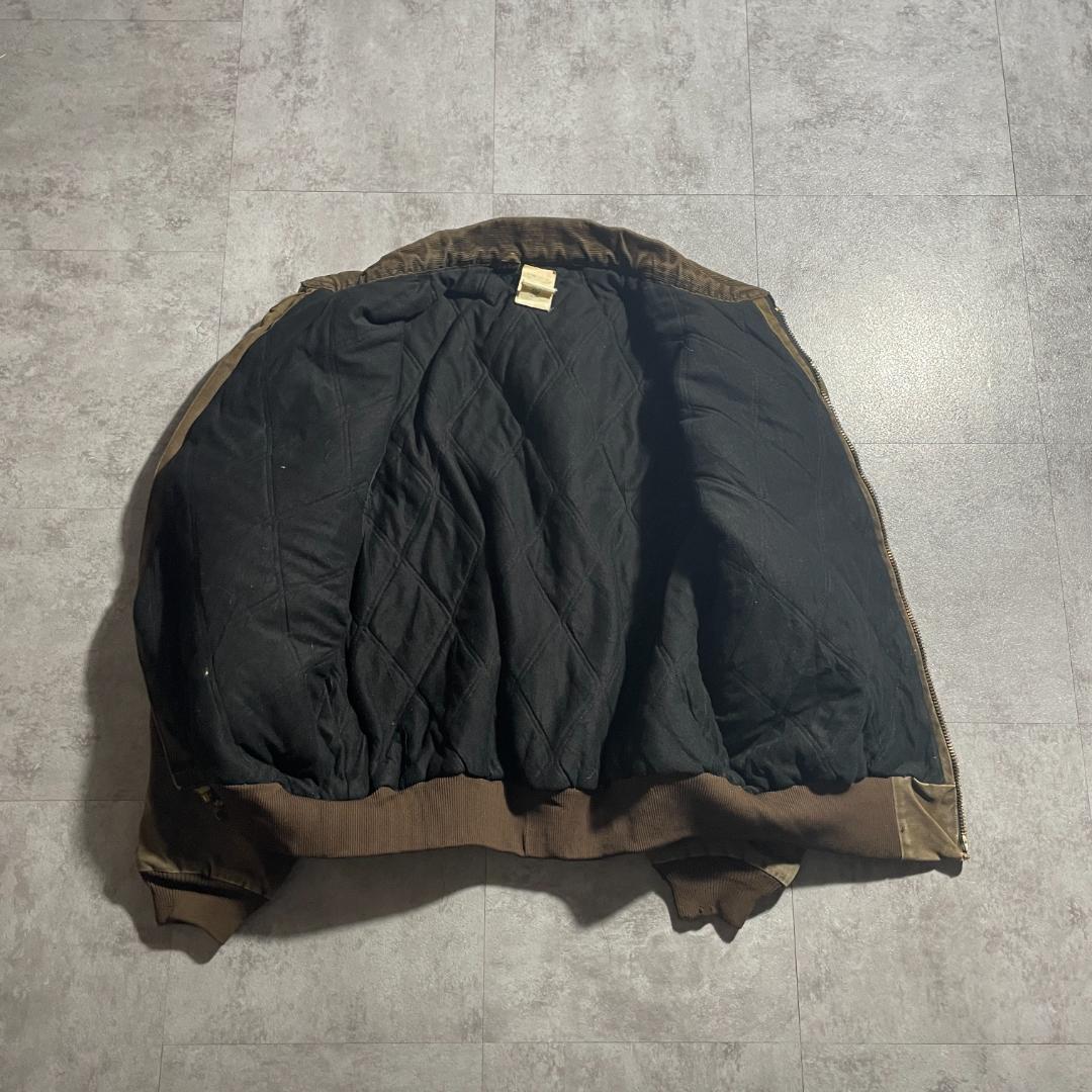00s USA生地ブラウン カーハート サンタフェジャケット ダックXXL