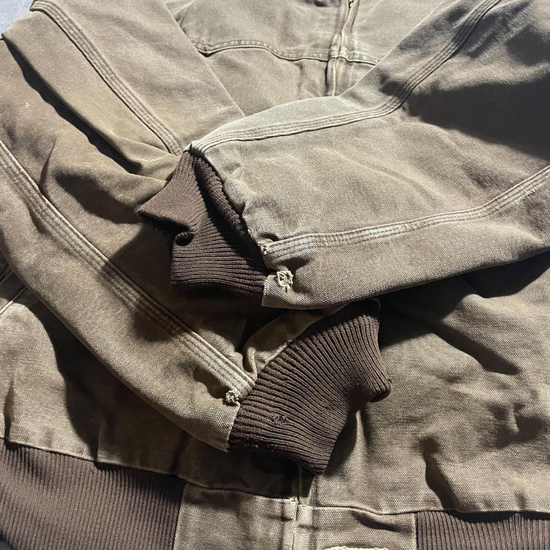 00s USA生地ブラウン カーハート サンタフェジャケット ダックXXL
