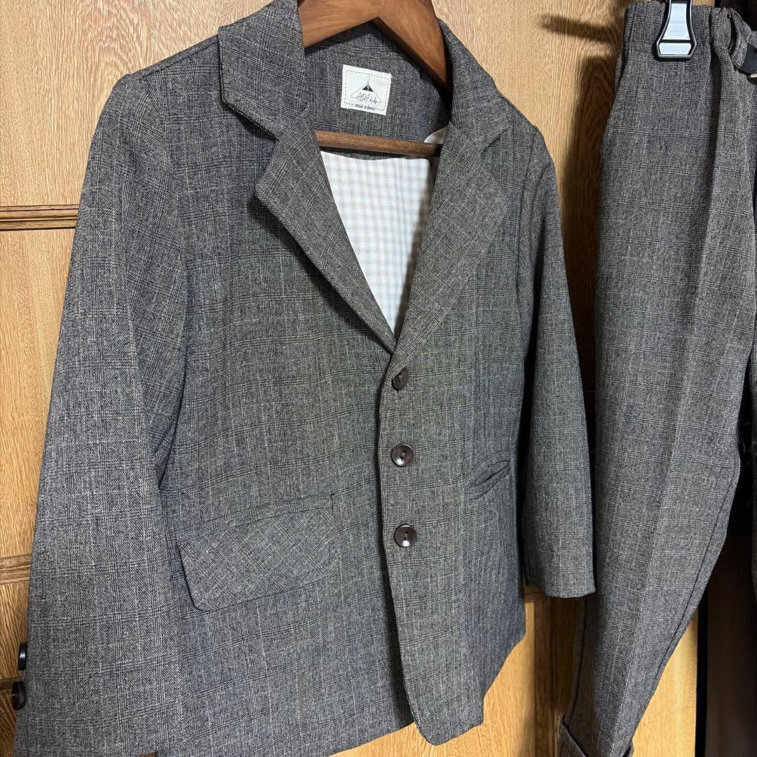 DRESCCO ブラウン カジュアルスーツセット 110cm