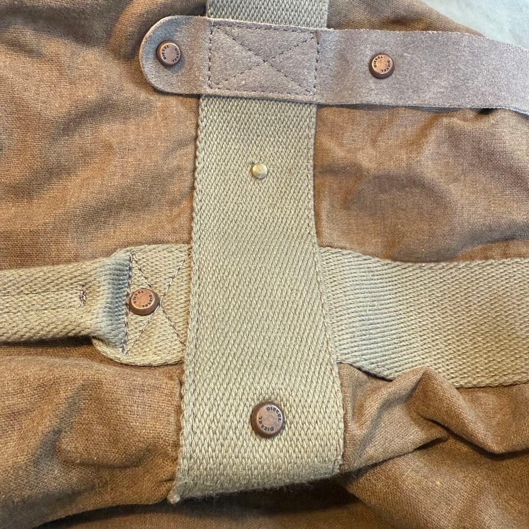 ジュン出品です　DIESEL★ミリタリーボストンバッグ カーキグリーン