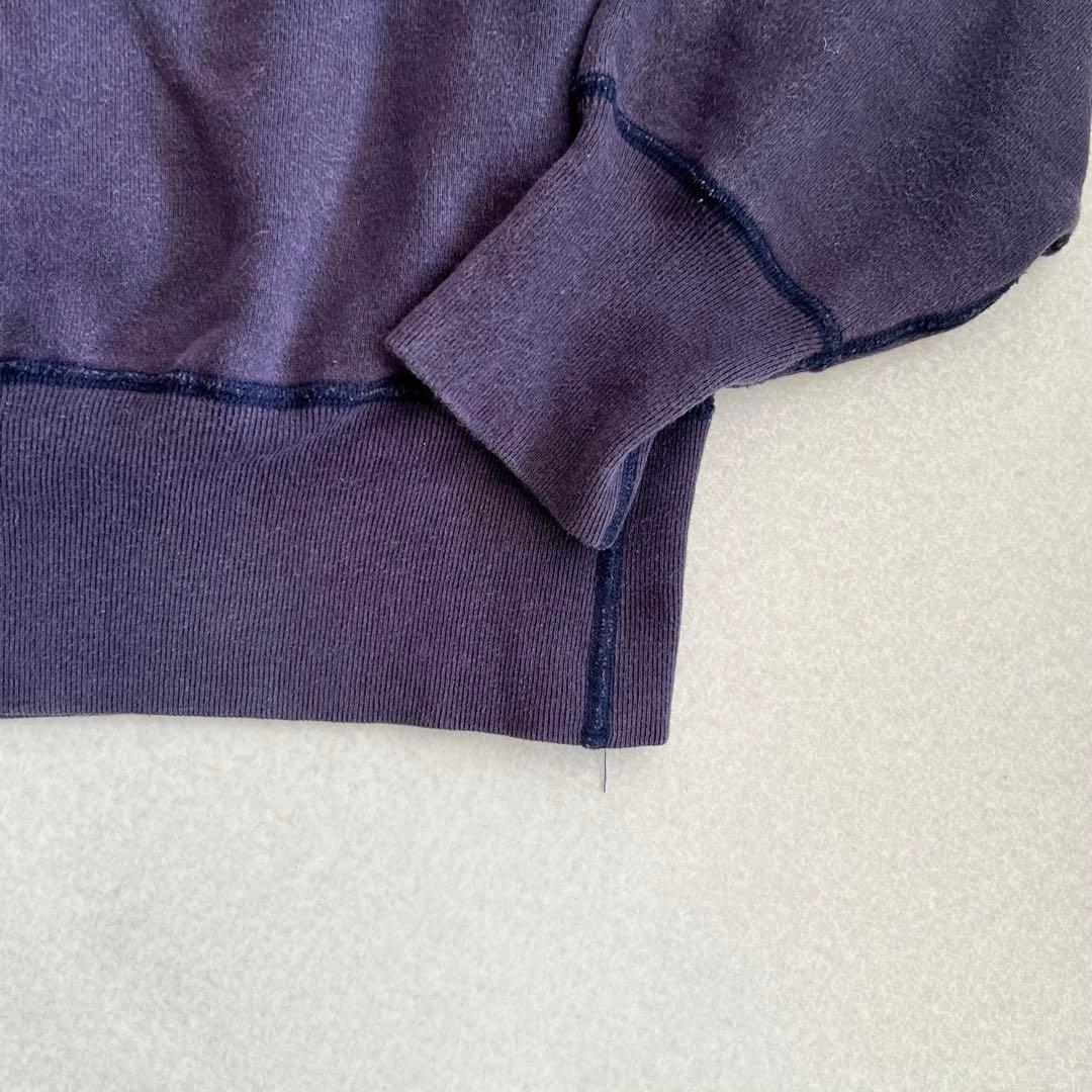 古着 NYLON 茄子紺 フェード ヴィンテージ スウェット