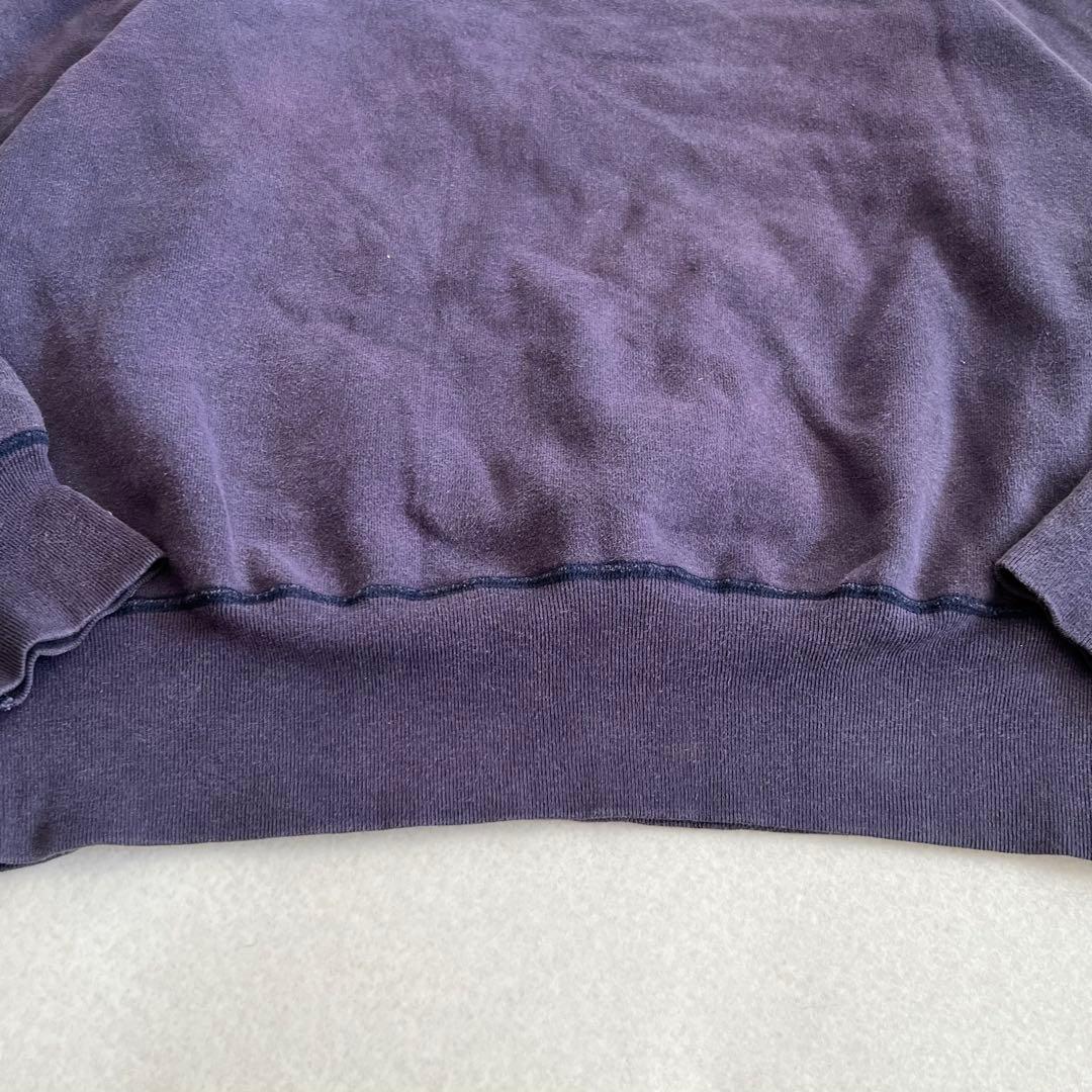 古着 NYLON 茄子紺 フェード ヴィンテージ スウェット