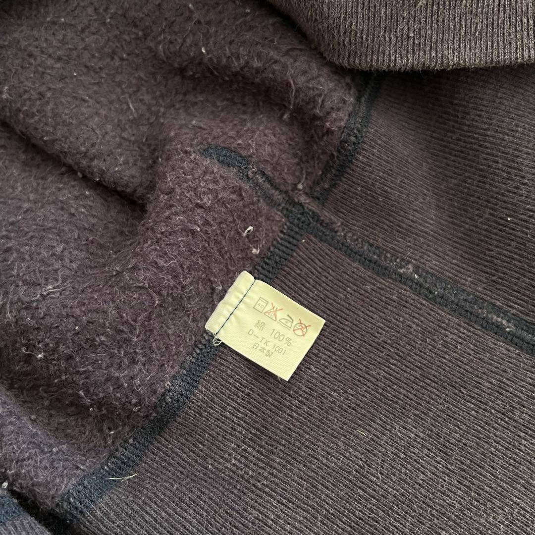 古着 NYLON 茄子紺 フェード ヴィンテージ スウェット