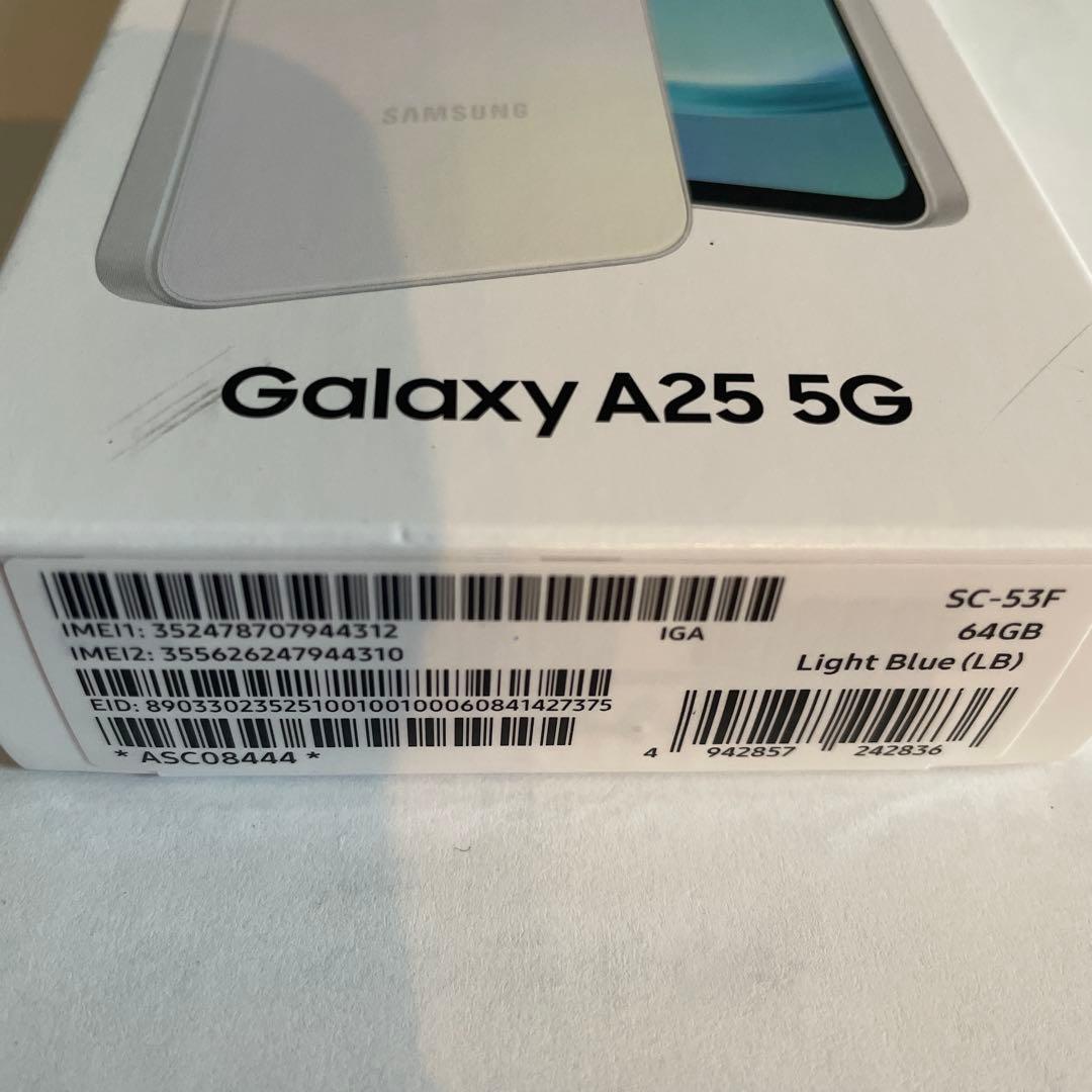 携帯電話本体 Samsung Galaxy A25 5G 64GB Light Blue